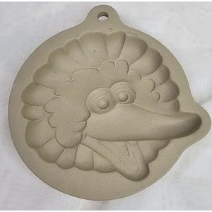 Big Bird Cookie Mold Sesame Street Vintage Wilton Henson Kids Wall Decor 1998